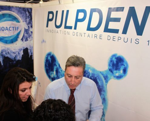 Le stand PULPDENT partenaire d'Antarctica dental sur l'ADF 2017